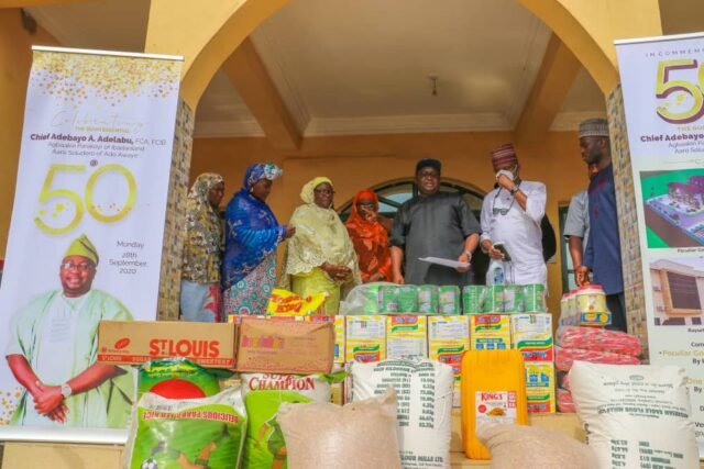 BayoAdelabu@50: Adelabu Visits Orphanage Homes, Empowers Over 250Widows, 500 Traders