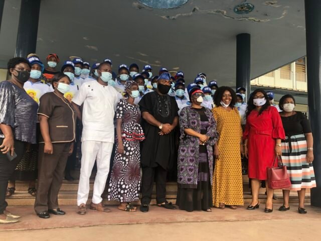 Empowerment: Hon. Tolu Akande-Sadipe Visits UCH Alongside Participants, Facilitators