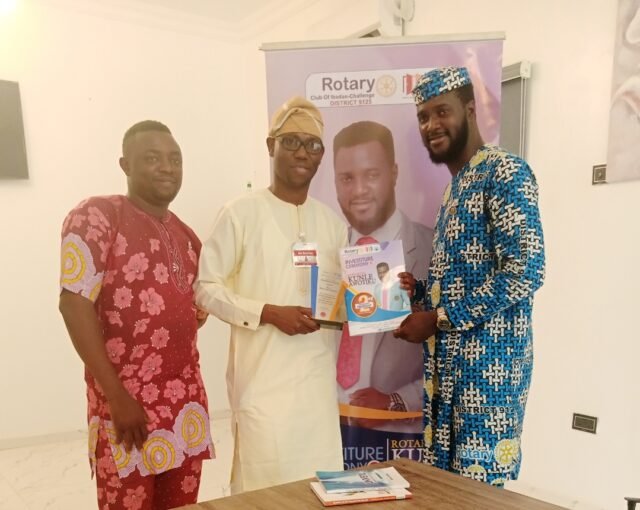 Rotary Club of Ibadan-Challenge Awards Lam-Adesina, Inducts as Honourary Member